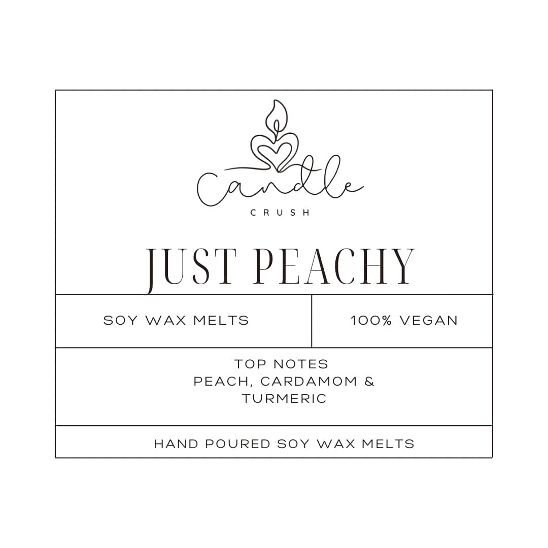 Just Peachy Snap Bar - CandleCrushByFrankie