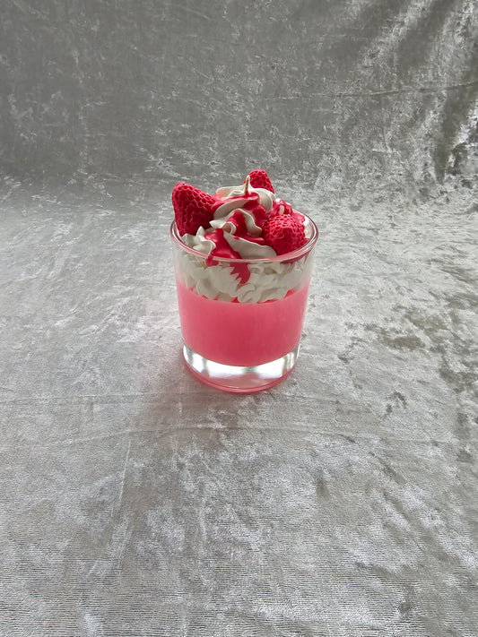 Strawberry Milkshake Candle