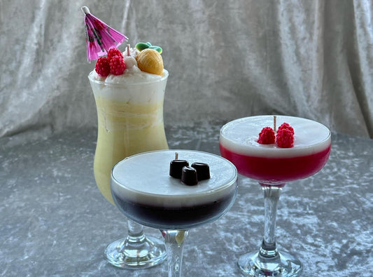 Espresso Martini, Raspberry Daiquiri & Piña Colada Candle Bundle!