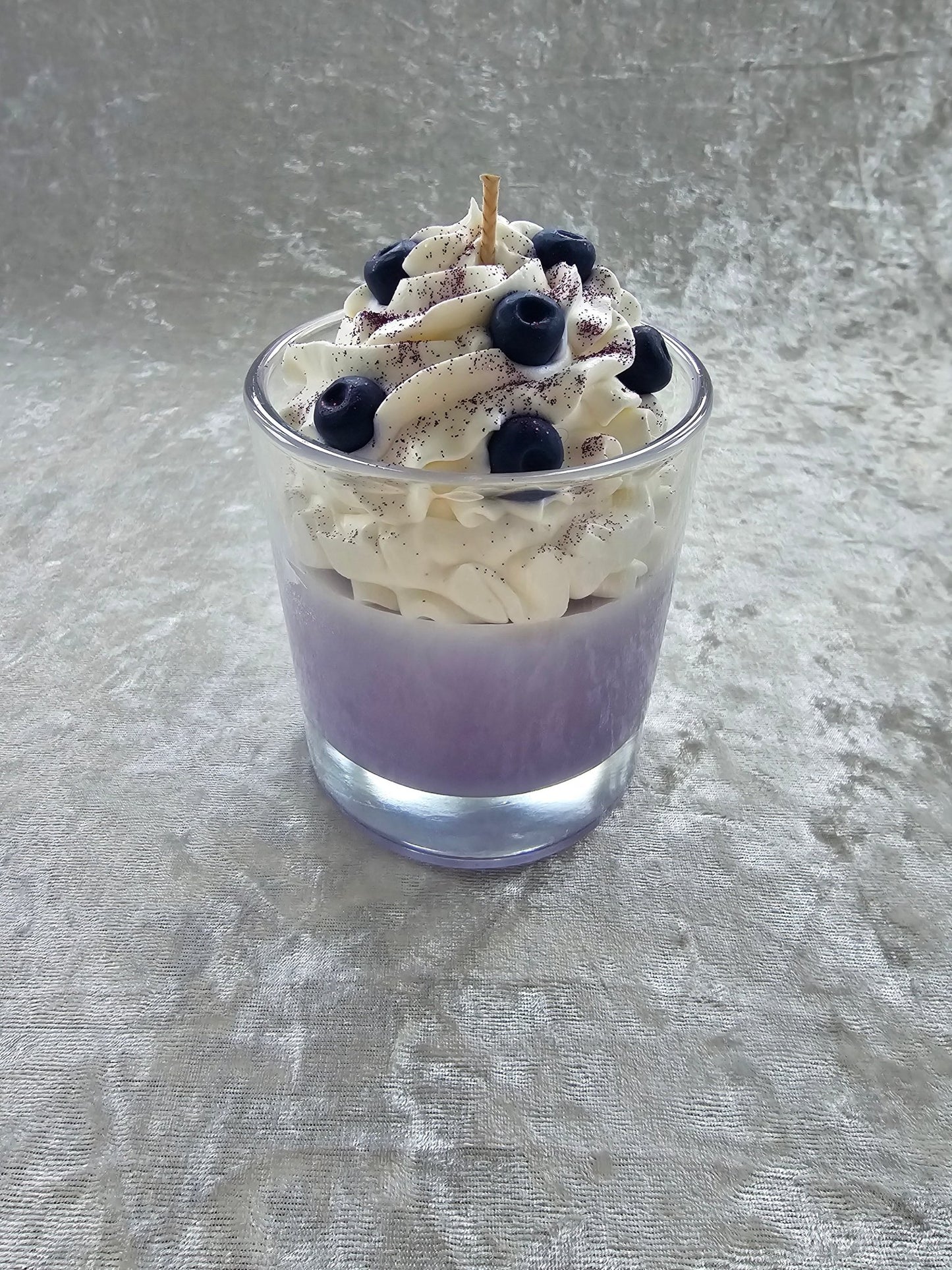 Blueberry Vanilla Milkshake Candle - CandleCrushByFrankie