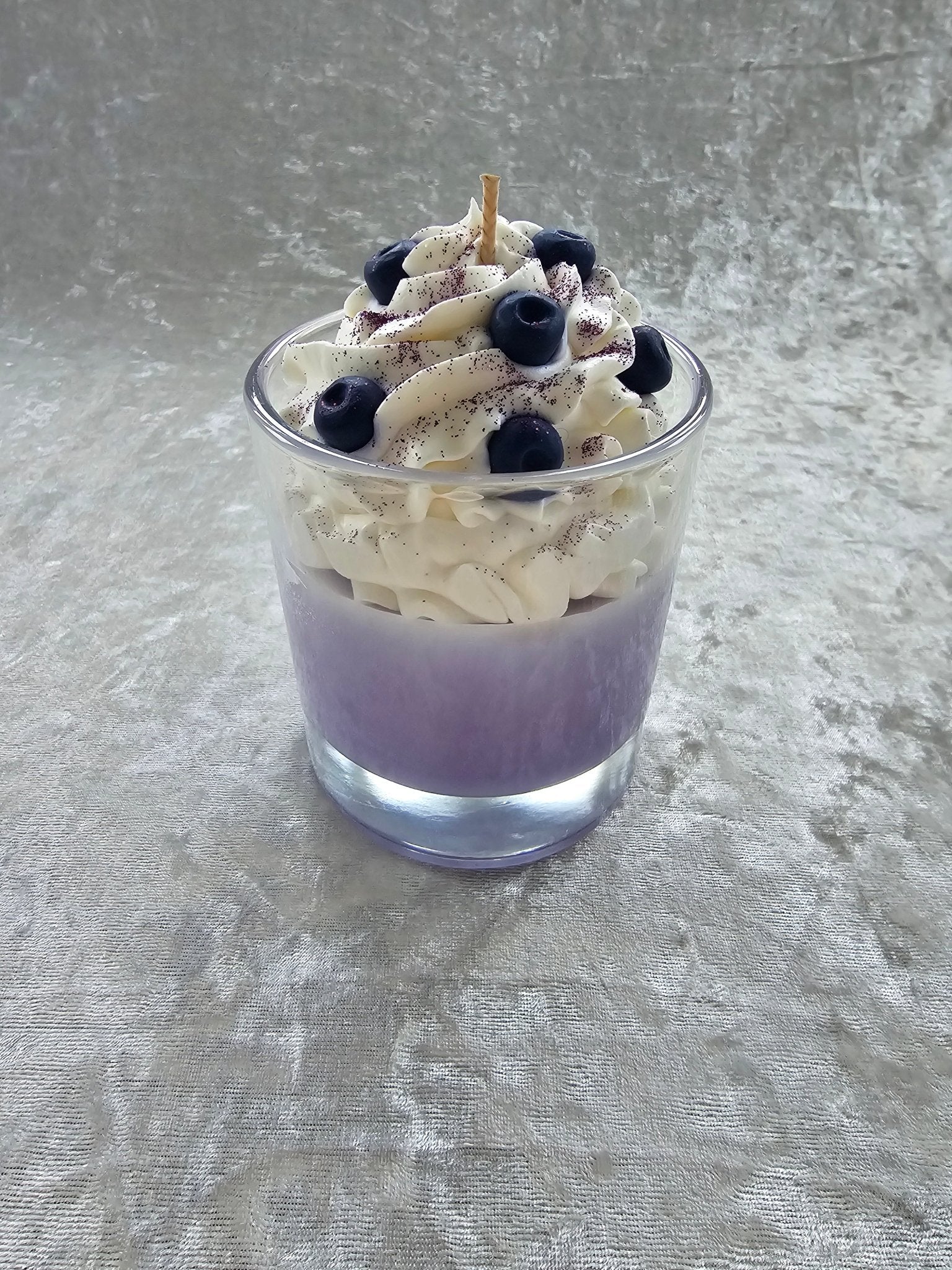 Blueberry Vanilla Milkshake Candle - CandleCrushByFrankie