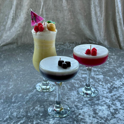 Espresso Martini, Raspberry Daiquiri & Piña Colada Candle Bundle! - CandleCrushByFrankie