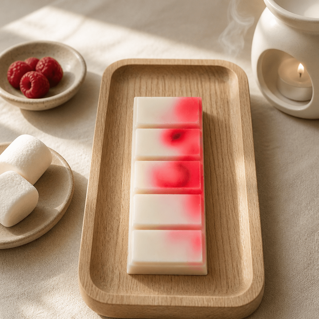 Raspberry Marshmallow Snap Bar - CandleCrushByFrankie