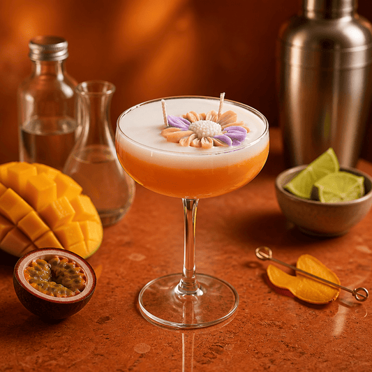 Sunset Sips Martini Candle - CandleCrushByFrankie